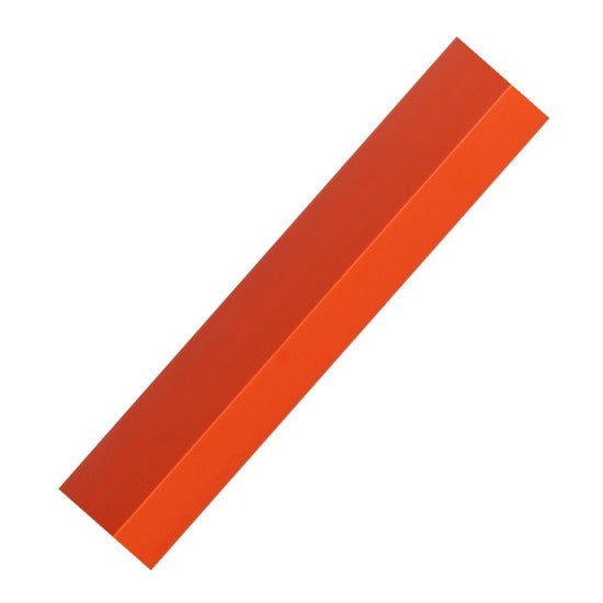 Set 5 profile Rectangular Decorativ Ranforsat WPC, Naimeed D6214, 260x10x5cm, Portocaliu