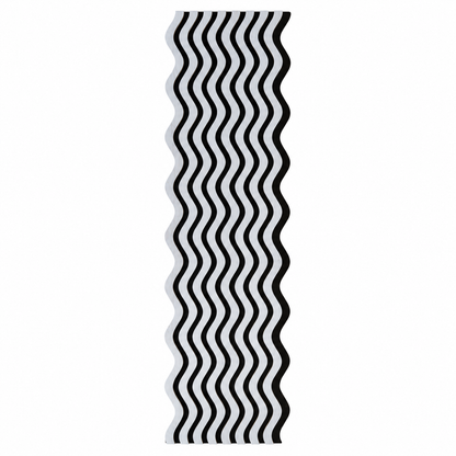 Panou riflaj acustic decorativ, MDF si pasla, Naimeed D6245, 240x30x1.8cm, Gri