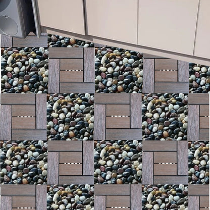 Dala deck terasa WPC, Naimeed D6253, 30x30x2cm, Maro