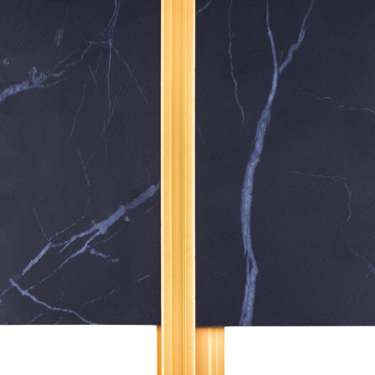 Set 3 profile cu canel, pentru imbinarea panourilor cristal carbon si carbune de bambus, Naimeed D6290, aluminiu, 300x0.5cm, Auriu