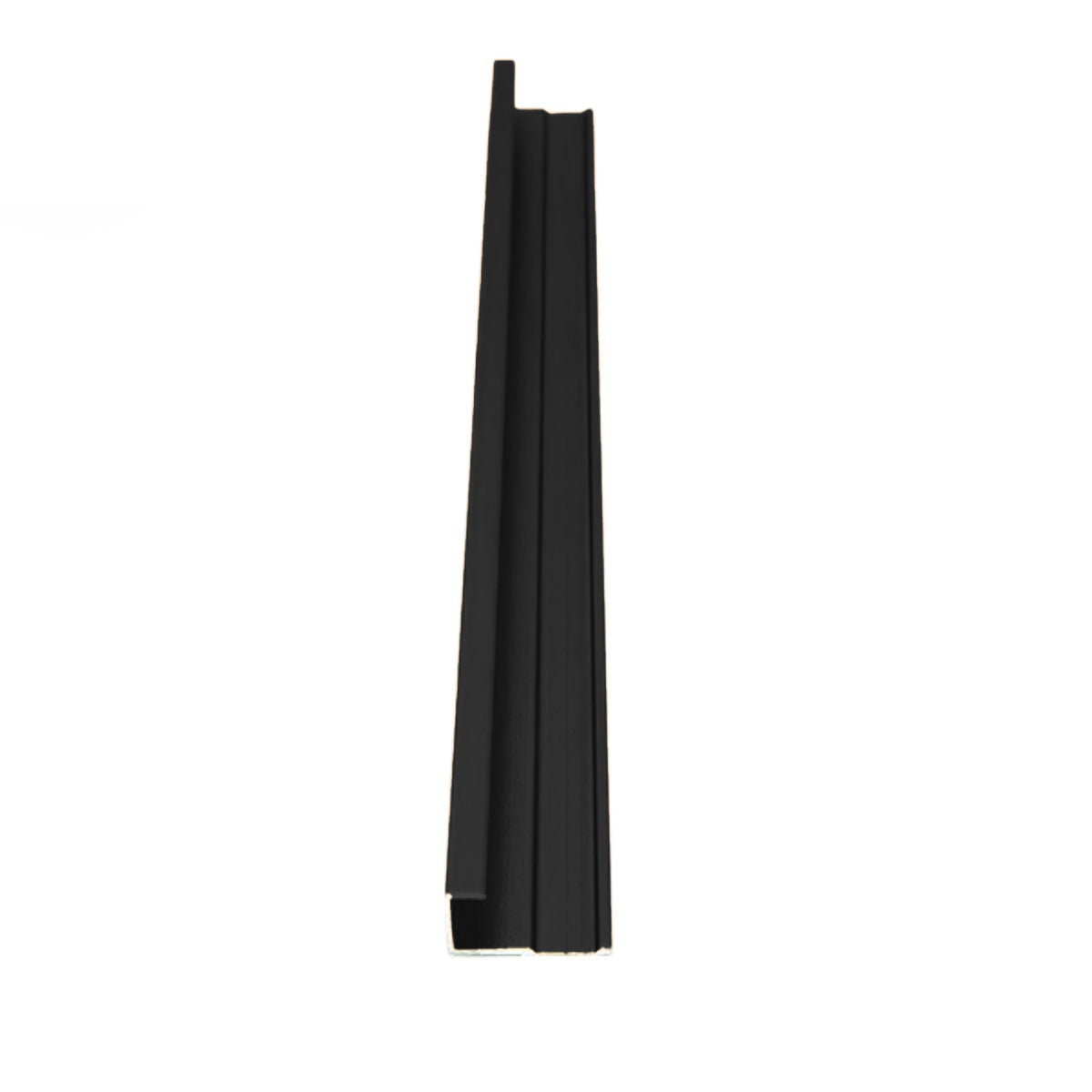 Set 3 profile aluminiu pentru finisarea panourilor cristal carbon si carbune de bambus, Naimeed D6307, 300x0.5cm, Negru