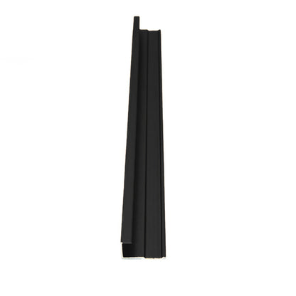 Set 3 profile aluminiu pentru finisarea panourilor cristal carbon si carbune de bambus, Naimeed D6307, 300x0.5cm, Negru