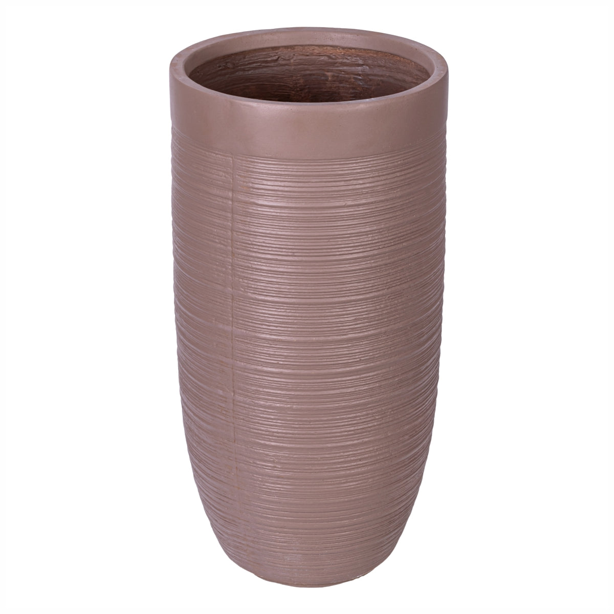 Ghiveci ecologic, Eco-friendly, Naimeed D6340, Mare, din materiale minerale, Maro, 75X41x41cm