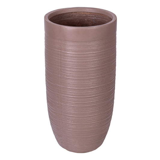 Ghiveci ecologic, Eco-friendly, Naimeed D6340, Mare, din materiale minerale, Maro, 75X41x41cm