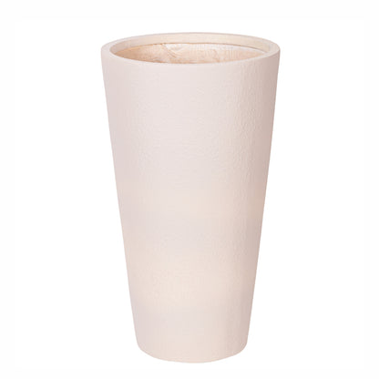 Ghiveci ecologic, Eco-friendly, Naimeed D6342, Mic, din materiale minerale, Crem, 60x30x30cm