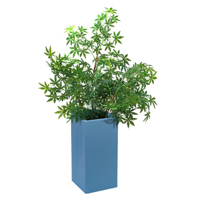 Ghiveci ecologic, Eco-friendly, Naimeed D6349, Mare, din materiale minerale, Albastru, 75x40x40cm