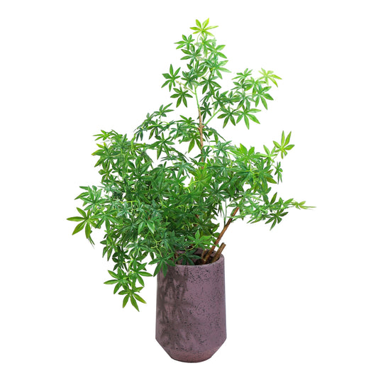 Ghiveci ecologic, Eco-friendly, Naimeed D6351, Mediu, din materiale minerale, Mov, 41x31x31cm