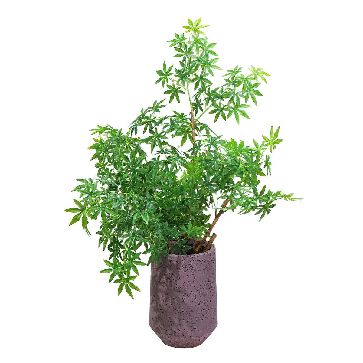 Ghiveci ecologic, Eco-friendly, Naimeed D6351, Mare, din materiale minerale, Mov, 45x38x38cm