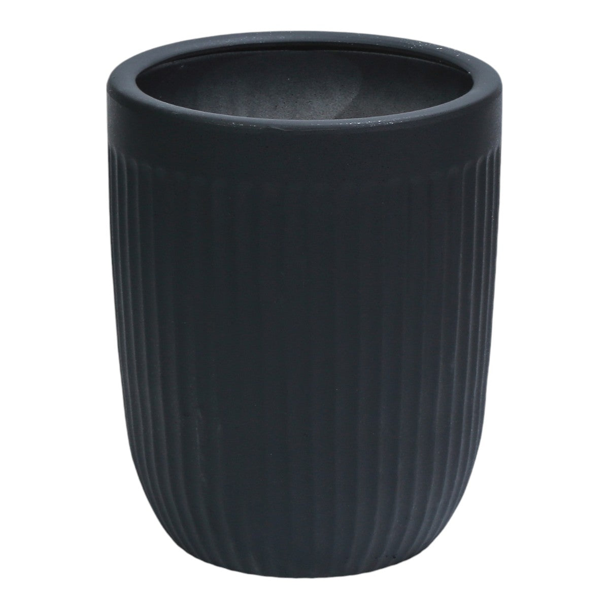 Ghiveci ecologic, Eco-friendly, Naimeed D6359, Mare, din materiale minerale, Negru, 48x40x40cm