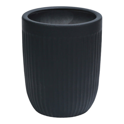 Ghiveci ecologic, Eco-friendly, Naimeed D6359, Mare, din materiale minerale, Negru, 48x40x40cm