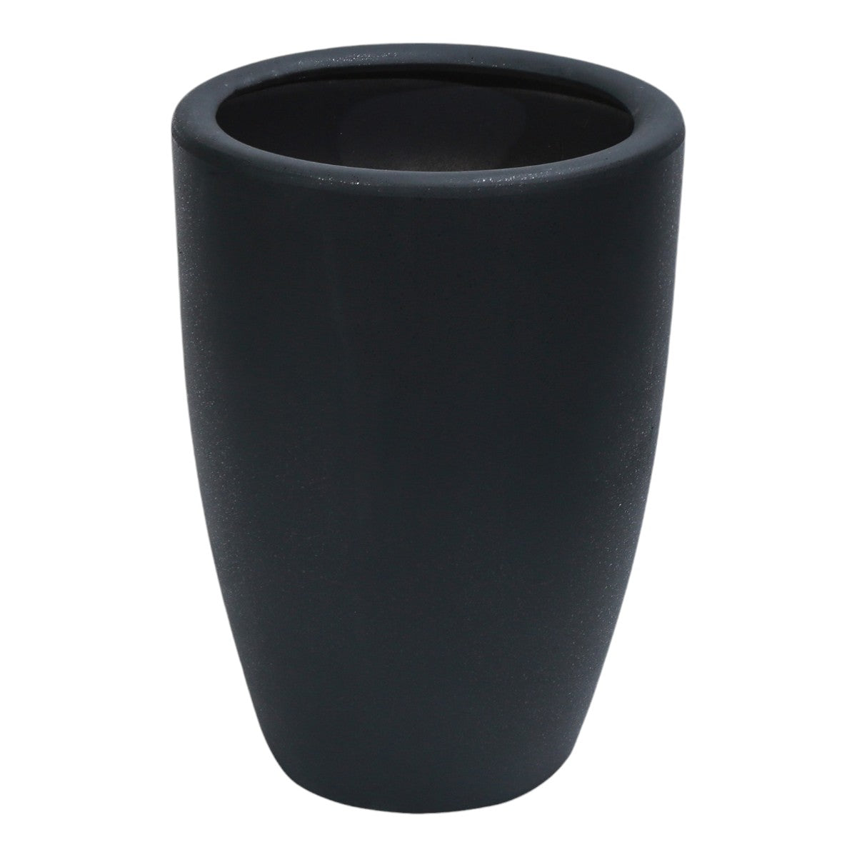 Ghiveci ecologic, Eco-friendly, Naimeed D6363, Mare, din materiale minerale, Negru, 48x39x39cm