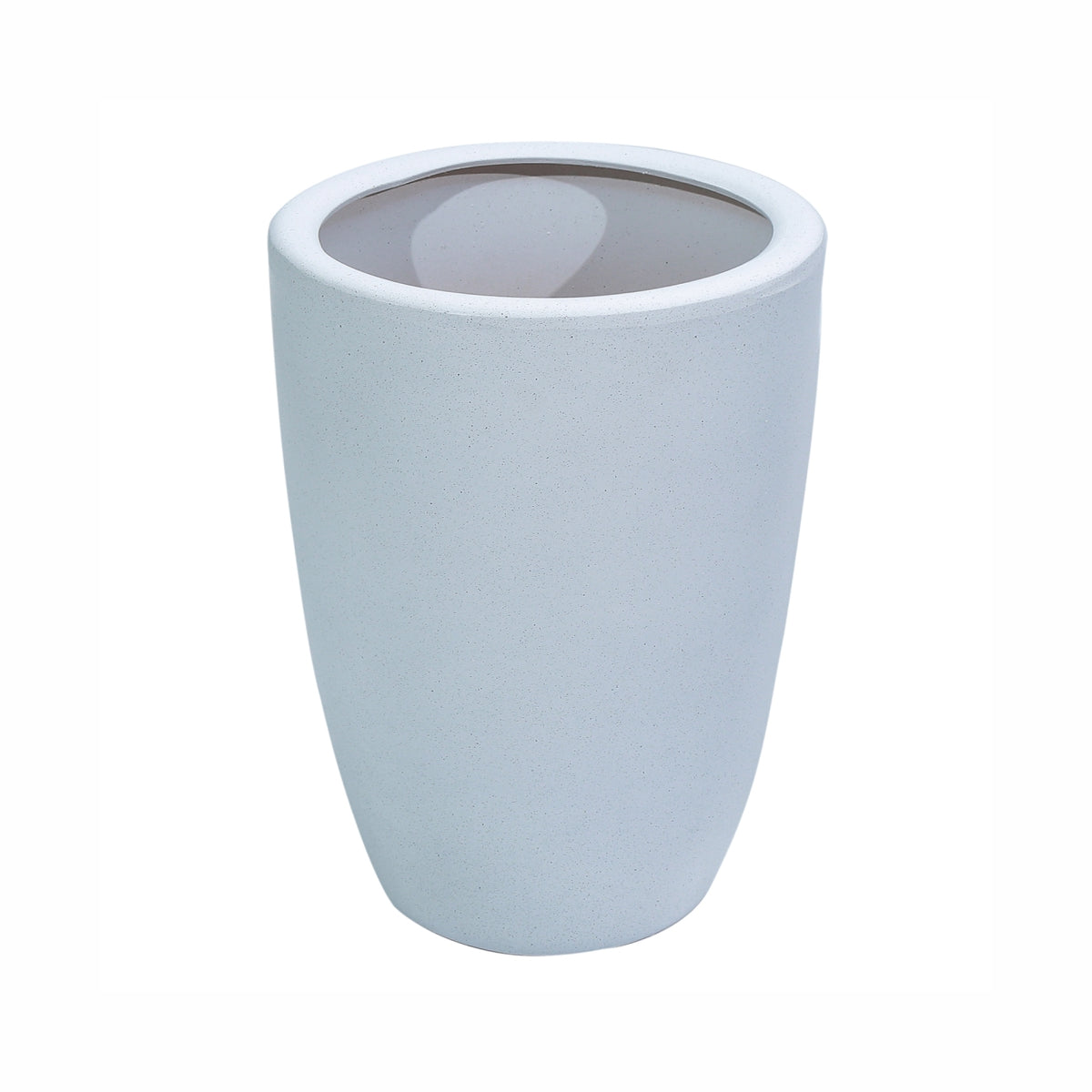 Ghiveci ecologic, Eco-friendly, Naimeed D6365, Mic, din materiale minerale, Gri, 29x24x24cm