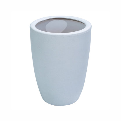 Ghiveci ecologic, Eco-friendly, Naimeed D6365, Mic, din materiale minerale, Gri, 29x24x24cm