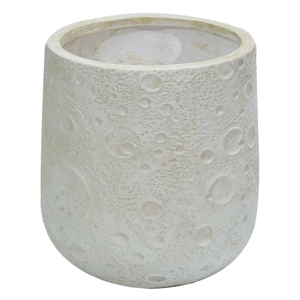 Ghiveci ecologic, Eco-friendly, Naimeed D6373, Mare, din materiale minerale, Gri, 48x48x48cm