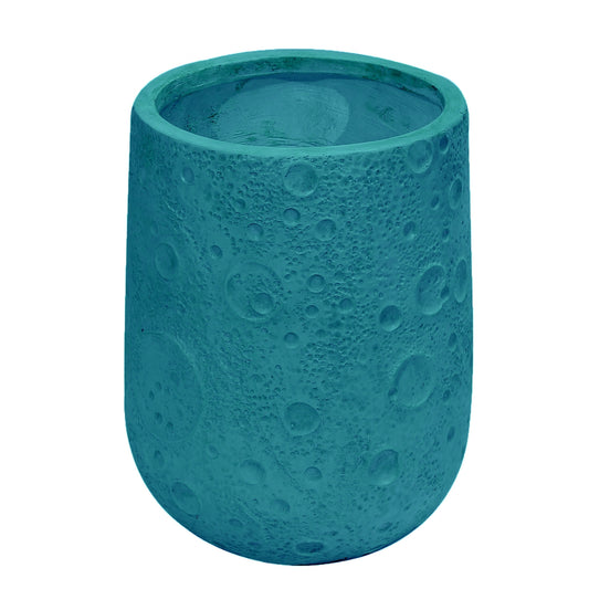 Ghiveci ecologic, Eco-friendly, Naimeed D6375, Mediu, din materiale minerale, Turcoaz, 41x38x38cm