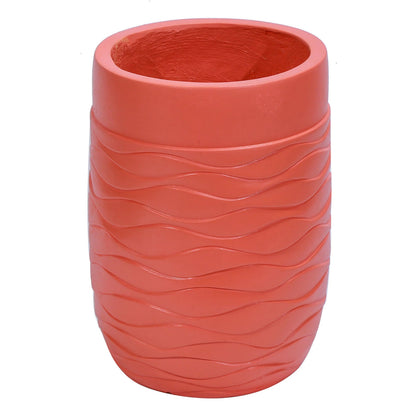 Ghiveci ecologic, Eco-friendly, Naimeed D6383, Mare, din materiale minerale, Caramiziu, 57x40x40cm