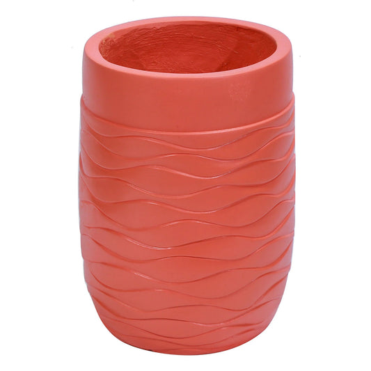 Ghiveci ecologic, Eco-friendly, Naimeed D6383, Mare, din materiale minerale, Caramiziu, 57x40x40cm