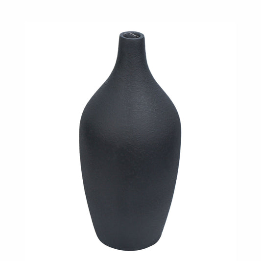 Ghiveci ecologic, Eco-friendly, Naimeed D6398, Mic, din materiale minerale, Negru, 56x28x28cm