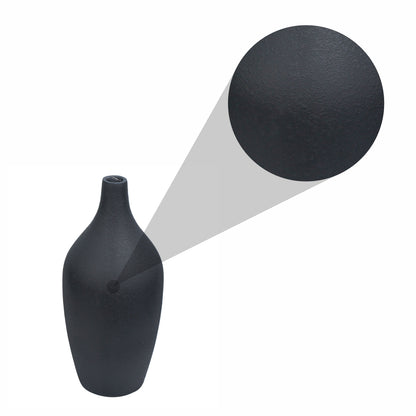 Ghiveci ecologic, Eco-friendly, Naimeed D6401 Mediu, din materiale minerale, Negru, 65x30x30cm