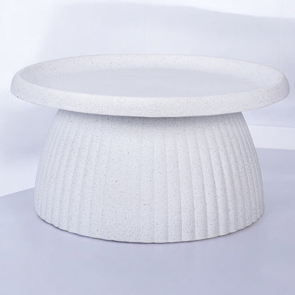 Ghiveci ecologic, Eco-friendly, Naimeed D6408, din materiale minerale, Alb, 35x70x70cm