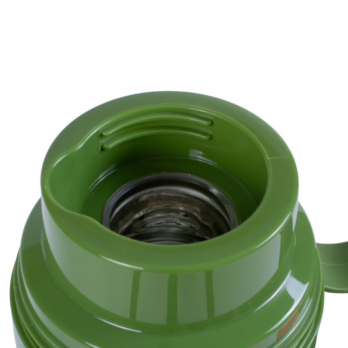 Termos, Naimeed D6418, pentru bauturi reci sau calde, Sticla si ABS, 1.8L, Verde, 160x345x132mm