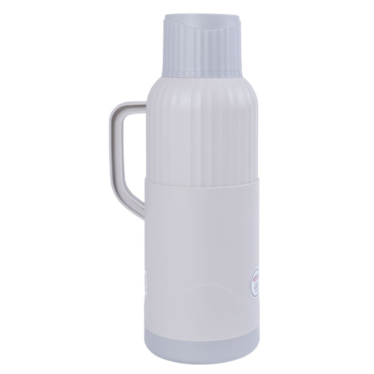 Termos, Naimeed D6422, pentru bauturi reci sau calde, Sticla si ABS, 2L, Gri, 137x390x160mm