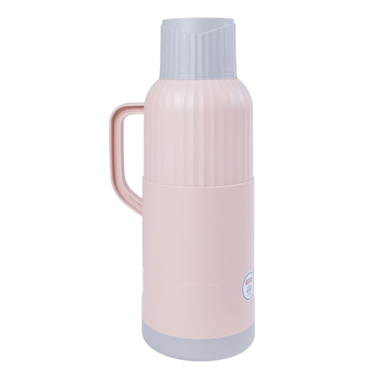 Termos, Naimeed D6422, pentru bauturi reci sau calde, Sticla si ABS, 2L, Roz, 137x390x160mm