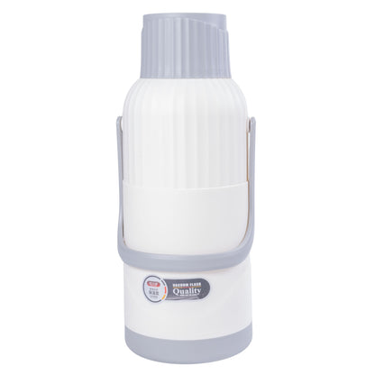 Termos, Naimeed D6423, pentru bauturi reci sau calde, Sticla si ABS, 3L, Alb, 165x480x162mm