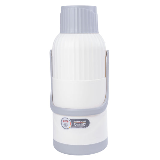Termos, Naimeed D6423, pentru bauturi reci sau calde, Sticla si ABS, 3L, Alb, 165x480x162mm