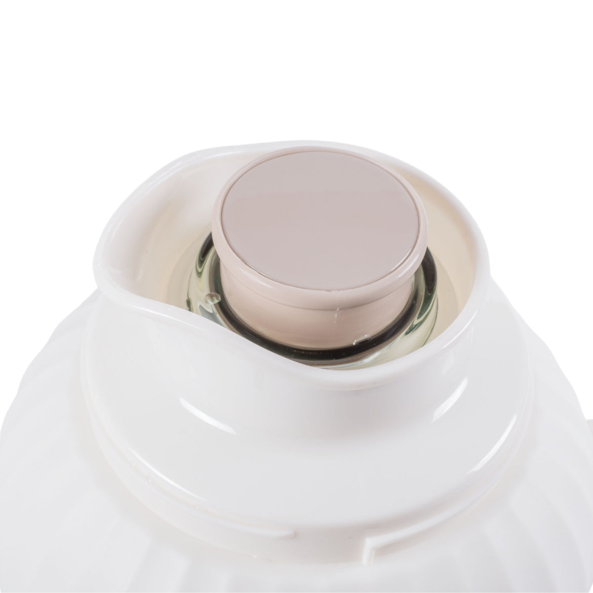 Termos, Naimeed D6423, pentru bauturi reci sau calde, Sticla si ABS, 3L, Alb, 165x480x162mm