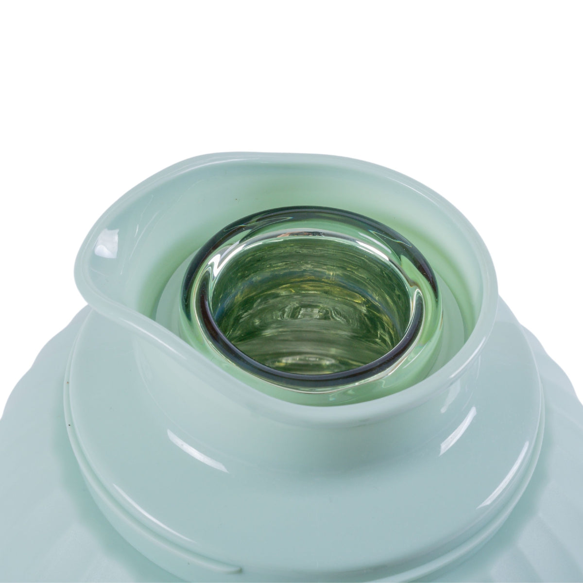 Termos, Naimeed D6423, pentru bauturi reci sau calde, Sticla si ABS, 3L, Turcoaz, 165x480x162mm