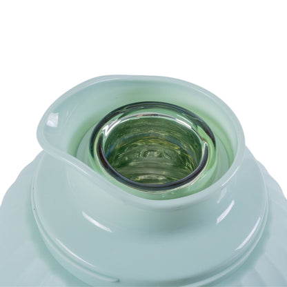 Termos, Naimeed D6423, pentru bauturi reci sau calde, Sticla si ABS, 3L, Turcoaz, 165x480x162mm