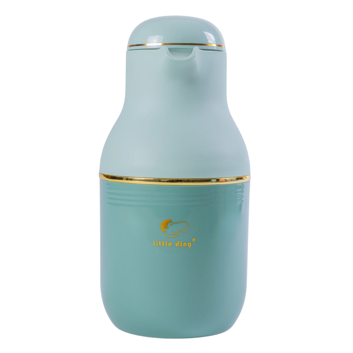 Termos, Naimeed D6429, pentru bauturi reci sau calde, Sticla si ABS, 1.6L, Verde 130x320x170mm