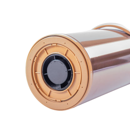 Termos, Naimeed D6439, pentru bauturi reci sau calde, Sticla si ABS, 2.5L, Maro, 170x400x220mm