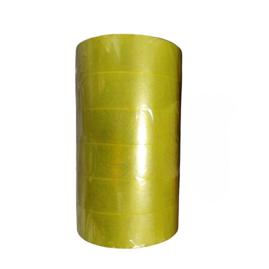 Banda adeziva, de tip scotch, 6 buc/set, Naimeed D6457, 360mx4.5cmx52μm, Galben transparent