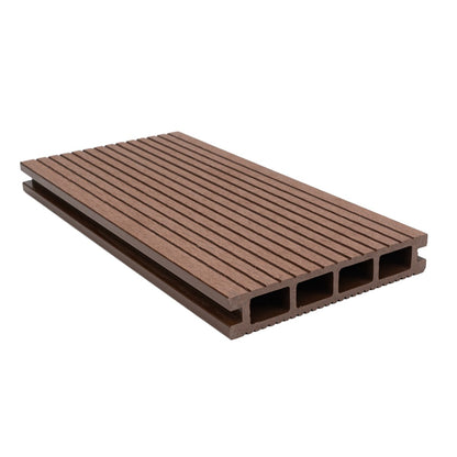 Pardoseala decking terasa din compozit WPC,  Naimeed D6463, 290x14.6x2.5cm, Maro inchis