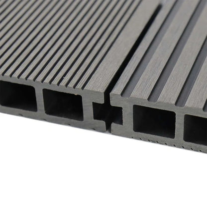 Pardoseala decking terasa din compozit WPC, Naimeed D6464, 290x14.6x2.5cm, Gri