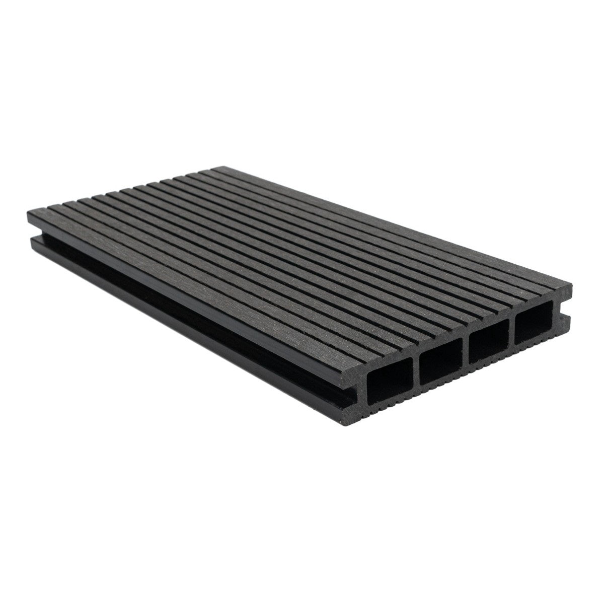 Pardoseala decking terasa din compozit WPC, Naimeed D6465, 290x14.6x2.5cm, Negru