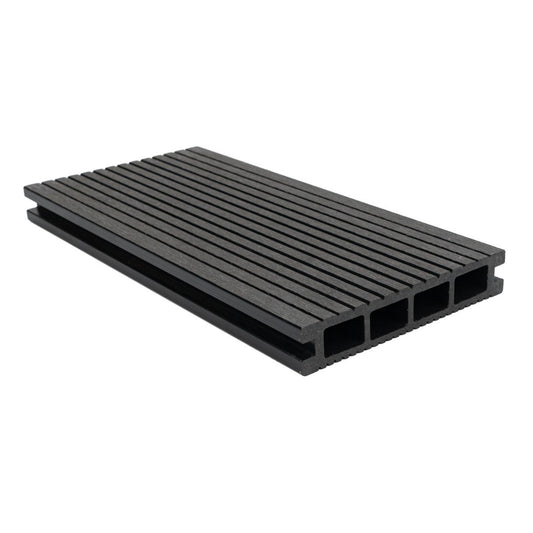 Pardoseala decking terasa din compozit WPC, Naimeed D6465, 290x14.6x2.5cm, Negru