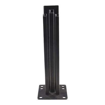 Suport stalp Aluminiu pentru gard, Naimeed D6476, 35x7x7 cm, Negru