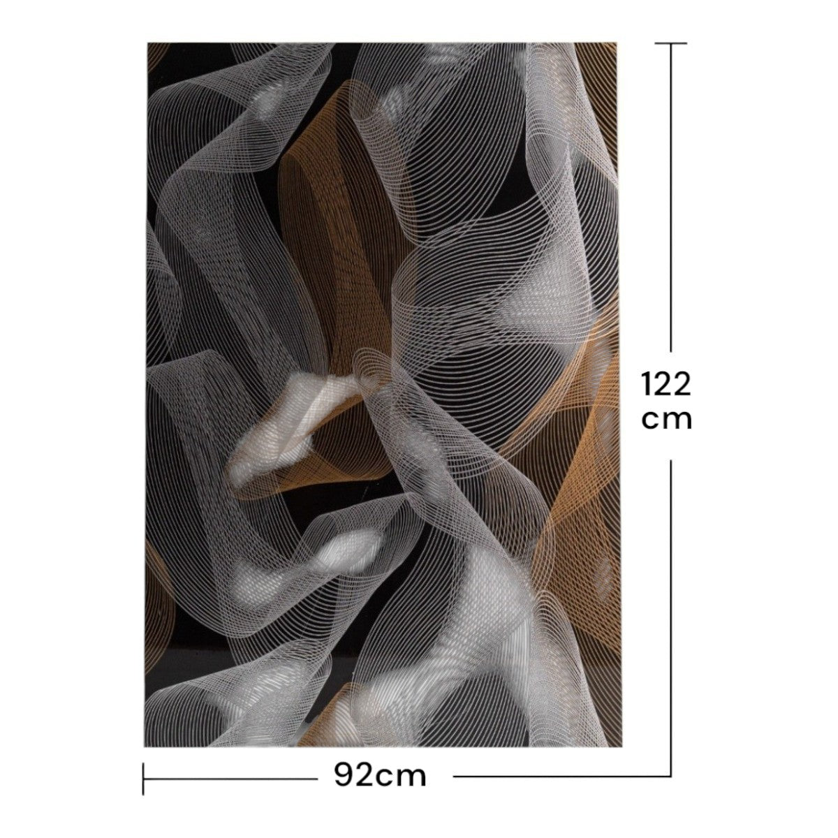 Set 3 panouri Highlight UV, Naimeed D6521, ultrarezistent, flexibil, ignifug, 122x92cm, 2.8mm grosime, tehnologie moderna, rezistent la umezeala