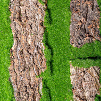Covor muschi artificial de padure, Naimeed D6534, pentru decorare interioara sau exterioara, Verde, 1000x1000x20mm