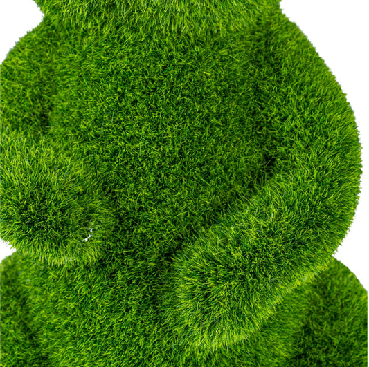 Figurina din iarba artificiala, Naimeed D6537, Iepuras, Verde, 30 cm