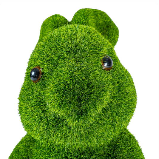 Figurina din iarba artificiala, Naimeed D6537, Iepuras, Verde, 30 cm
