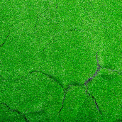 Covor muschi artificial de padure, Naimeed D6540, pentru decorare interioara sau exterioara, Verde, 1000x1000x20mm