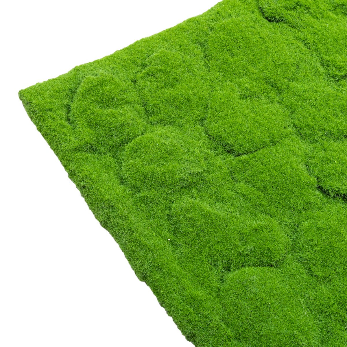Covor muschi artificial de padure, Naimeed D6540, pentru decorare interioara sau exterioara, Verde, 1000x1000x20mm