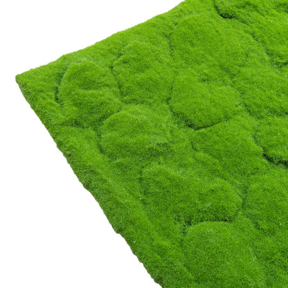 Covor muschi artificial de padure, Naimeed D6540, pentru decorare interioara sau exterioara, Verde, 1000x1000x20mm