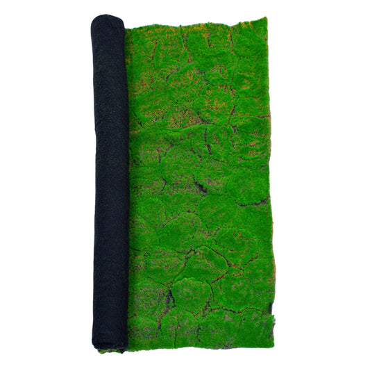 Covor muschi artificial de padure, Naimeed D6542, pentru decorare interioara sau exterioara, Verde, 1000x1000x20mm