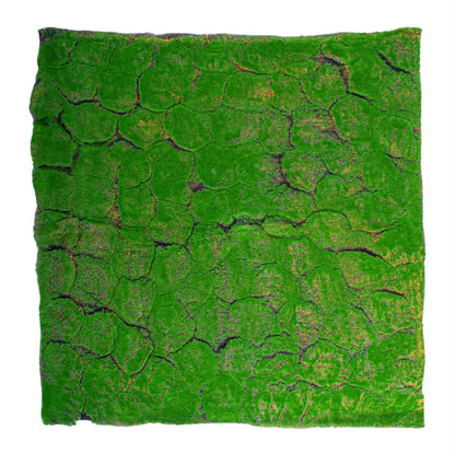 Covor muschi artificial de padure, Naimeed D6542, pentru decorare interioara sau exterioara, Verde, 1000x1000x20mm