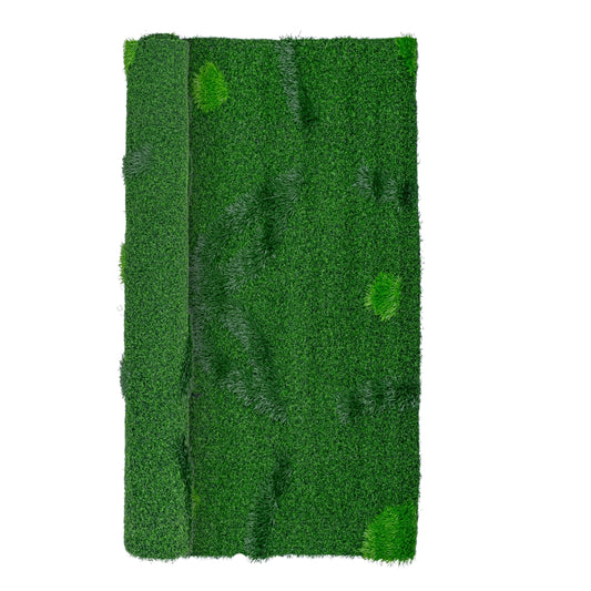 Covor gazon artificial, Naimeed D6546,  pentru decorare interioara sau exterioara, Verde, 1000x900x20mm